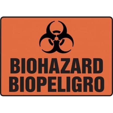 Accuform NO TRESPASSING, Plastic, 14 in x 10 in, Hole Mounting SBMATR806VP